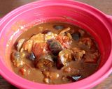 簡単♪なすとトマトで作る無水チキンカレー作り方4写真