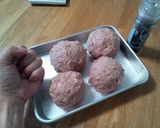 ぷち驚！ウインナーハンバーグლ(´ڡ`ლ作り方5写真