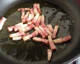 ピーマンとベーコンの白スパゲッティ作り方2写真