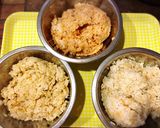 圧力鍋で☆3種の鶏だしごはんとポテサラを作り方6写真