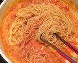 濃厚♡蟹のトマトクリームパスタ作り方5写真