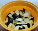 レンジで!なすと豆腐のそぼろ味噌炒め作り方4写真