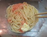 簡単☆明太子パスタ作り方4写真
