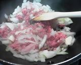 エスニック肉味噌そうめん！作り方1写真