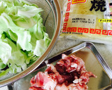 キャベツと豚肉だけの簡単焼きそば作り方1写真