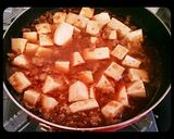 >>素無しで作る麻婆豆腐(°∀°*)作り方5写真