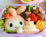 マイメロ♡キャラ弁 お誕生日にも♪作り方8写真