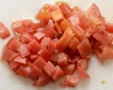 丸ズッキーニのチーズ＆肉詰めトマトスープ作り方3写真
