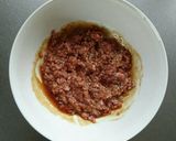 レンジで簡単☆米なすの味噌そぼろ煮。作り方2写真
