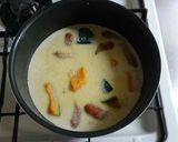 鶏肉とかぼちゃ◎豆乳煮込み作り方5写真