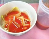丸ごとたまねぎ入りトマトスープ風作り方5写真