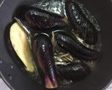 ナスと煮干し、揚げの煮物作り方4写真