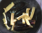 ナスと煮干し、揚げの煮物作り方5写真