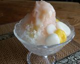 かき氷※桃しるこ氷作り方8写真