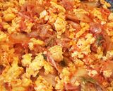 超簡単！包丁いらずのキムチーズ卵♪作り方5写真