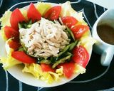 火を使わずサッパリ☆梅☆胡麻ダレの棒々鶏作り方6写真