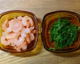 天然だしパックで作る 海老と大葉のパスタ作り方3写真