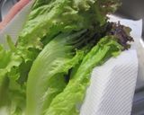 ロールレタスチキン♪作り方1写真