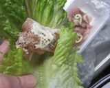 ロールレタスチキン♪作り方3写真