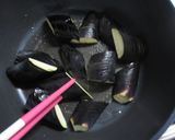 ナスとひら天の炒め物作り方3写真