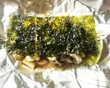 簡単！ごまと海苔のホイル焼き作り方8写真