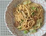 簡単♡キャベツとしめじ和風ペペロンチーノ作り方5写真