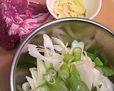 豚ネギの塩レモン味炒め作り方1写真