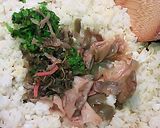 ザーサイとお新香の炒飯作り方3写真