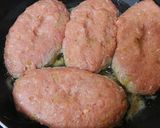 手作り手ごねチーズインハンバーグ作り方8写真