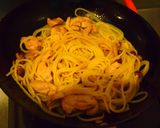 細切りチキンとしめじのパスタ作り方6写真