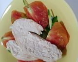 ボイルで美味しい！鶏とトマトのサラダ♡作り方9写真