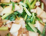 簡単１品♡鶏肉と大根のにんにく醤油炒め作り方6写真