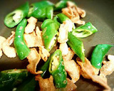 発芽にんにくと甘長ししとうの鶏皮焼き作り方7写真