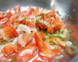 酢でさっぱり♪汁まで美味しいトマトサラダ作り方5写真