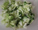 夕♪キャベツ胡瓜パプリカのサラダ風酢の物作り方1写真