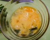 レンジで1分20秒！ニラ玉丼作り方4写真