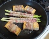 豚バラ肉巻き巻き　厚揚げバージョン作り方3写真