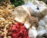 イカ下足deはんぺん&豆腐のたこ焼き風作り方4写真