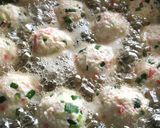 イカ下足deはんぺん&豆腐のたこ焼き風作り方7写真