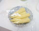 台湾☆ヤングコーンのバター醤油焼き作り方2写真