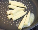 台湾☆ヤングコーンのバター醤油焼き作り方4写真