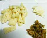 茎を食べる！～空心菜のザーサイ炒め～作り方4写真