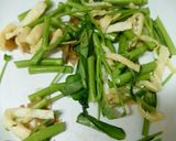 茎を食べる！～空心菜のザーサイ炒め～作り方7写真