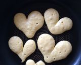 簡単☆型不要 ハートのホットケーキ作り方11写真