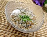 即席☆市販もずく酢でとろとろ豆乳スープ作り方2写真