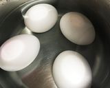 茹で玉子！余熱で調理！節約レシピ！作り方4写真