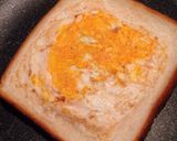トースト（卵とチーズ入り）作り方5写真