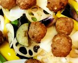 肉団子と夏野菜の酢豚作り方9写真