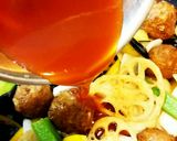 肉団子と夏野菜の酢豚作り方10写真