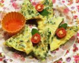 熟し気味ゴーヤオムレツ　炊飯器で作り方4写真